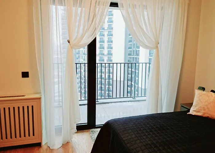 Delux Simfonija Belgrade Waterfront Apartmán *